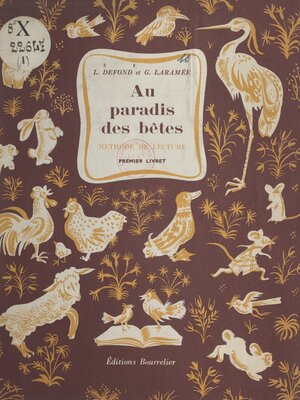 cover image of Au paradis des bêtes